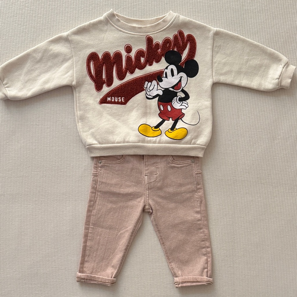 Zara Mickey Mouse Outfit